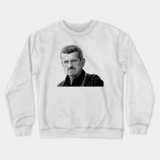 Guenther Steiner Black and White Crewneck Sweatshirt
